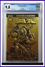 The Man Called A-X #1 CGC Graded 9.8 Malibu 1994 Gold Foil Edition Comic Book. picture