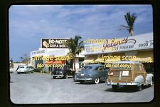 Fort Lauderdale Florida Soda Fountain and Cars early 1950s Kodachrome Slide p15b picture