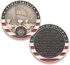 United States Navy First Salute Challenge Coin picture