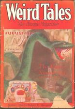 Weird Tales 1930 August.  The Hills of the Dead by Robert E. Howard.   Pulp picture