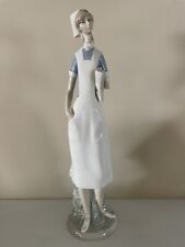 Lladro - Nurse Figurine 4603 Salvador Furio 1971 Retired 14” Tall Damaged picture
