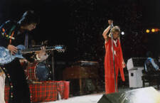 British rock stars Ron Wood & Rod Stewart stage during a conce- 1974 Old Photo picture