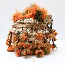 Vintage Egyptian Wedding Basket From Siwa Oasis Margunah picture