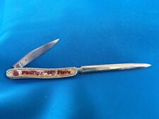 1950s Phillips 66 Tires Advertising Letter Opener and Colonial Prov USA Knife picture