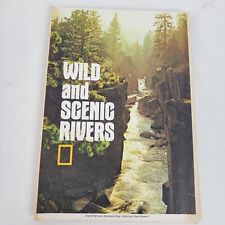 Vintage 1977 National Geographic Wild & Scenic Rivers Map picture