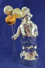 Vintage Leonard Silver-plate Clown Bank With Balloons picture