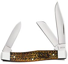 Case xx Knives Medium Stockman Golden Pinecone 81801 Pocket Knife Stainless picture