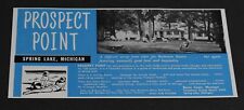 1951 Print Ad Michigan Spring lake Prospect Point Byron Coats Bachunas Resorts picture