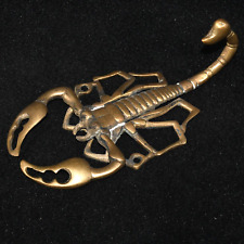 Ancient Middle Eastern Islamic Brass Scorpion Ornament Figurine picture