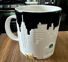 Starbucks 2012 New York City NYC Mug 16oz Relief Series Taxi Skyline picture