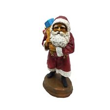 vintage craven pottery ga. resin santa with gifts figurine picture