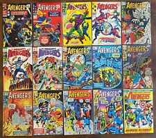 Marvel THE AVENGERS 15-Comic Lot 1966-1972 #29 35 52 53 61 63 66 72 73 80 more picture