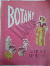 1944 Botany soap dry skin cosmetics vintage fragrance lamb art ad picture