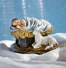 God's Gift of Love Figurine Baby Jesus in Manger Statue 4-1/2