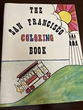 San Francisco Coloring Book 1976 Vintage 70s California Mary Jane Woebcke Unused picture