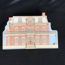 2003 Cats Meow National First Ladies Library Canton Ohio Wooden Miniature House picture