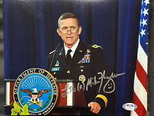 GENERAL MICHAEL FLYNN HAND SIGNED AUTO 8x10 PHOTO LTG TRUMP PSA/DNA CERTIFIED picture