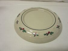 Longaberger Holly Berry Candle Holder Plate New In Box USA picture