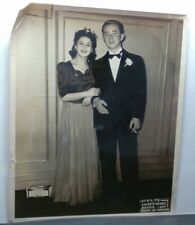 Vintage 1941 B&W Photograph Sweetheart Dance Date 8x10 picture