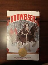 2021 Budweiser Plaid Holiday Clydesdale Christmas Stein Mug 42hn Annual NEW picture