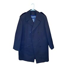 Male Vintage J&S Police Trench Coat Midnight Blue Grade A TCJS01A picture
