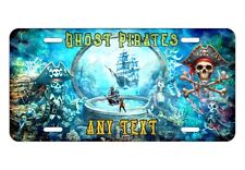 Personalized Ghost Pirates Ship Metal License Plate Auto ATV Motorcycle bicycle picture