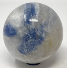 1.2 Lb. Blue Kyanite Crystal Quartz Sphere 68mm With Holder picture