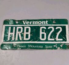 License Plate Vermont Green Mountain State Maple Tree HRB 622 Expired  picture