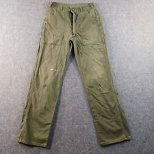 Military Pants Mens Size 28x31 Green Trousers Waldes Zipper Vintage picture