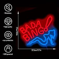 Bada Bing Neon Sign for Wall Decoration with Dimmable Light picture