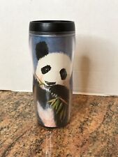 2002 Starbucks Travel Tumbler Mug Coffee San Diego Zoo Panda Artist Sue Betanzos picture