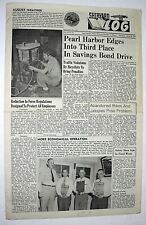 1949 SHIPYARD LOG Pearl Harbor Naval Shipyard Newspaper Territory of Hawaii #2 picture