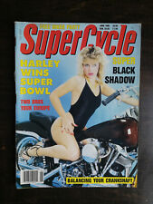 SuperCycle June 1989 Super Black Shadow Centerfold 1023 picture