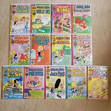 Lot of 11 Vintage RICHIE RICH Comics (1970's) + Sad Sack Sarge & Devil kids picture