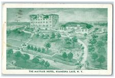1944 Mayfair Hotel Exterior Building Kiamesha Lake New York NY Vintage Postcard picture