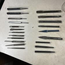 Big Lot Of Chisels And Punches Various Sizes & Brands, Snap On,Mac,Matco & More picture