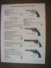 1986 Handguns Taurus, Dan Wesson, F.I.E. Colt 2 sided Vintage PRINT AD 65297 picture