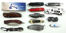 Huge Lot of 22 Fixed & Folding Pocket Knives & Multitools Multi Tools some NIB picture