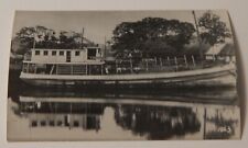 Steamship Steamer J.B. WRIGHT real photo postcard RPPC picture