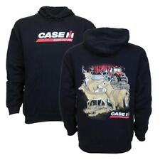 Case IH Magnum in Field Black Hooded Sweatshirt EXC-380 picture