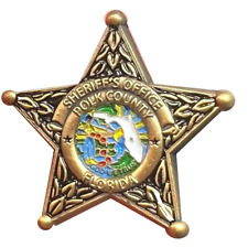 Polk County Florida Deputy Sheriff Lapel Pin Grady Judd BFP-013 P-187B picture