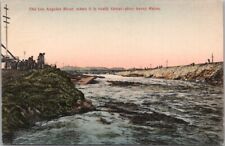 1910s LOS ANGELES Postcard L.A. RIVER 