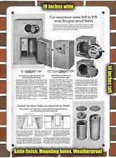Metal Sign - 1963 Sears Burglar-Proof Safes- 10x14 inches picture