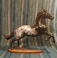 Breyer Custom Black Appaloosa Wyatt/ Gaming Stock Horse  picture