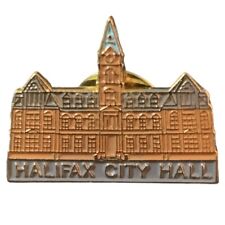 Vintage Halifax City Hall Nova Scotia Canada Travel Souvenir Pin picture