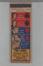 Matchbook Cover The Lanes Bowling & Grill Findlay, OH picture