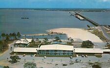 Holiday Lodge and Restaurant Panama City FL Florida Chrome c1950 Postcard 4653 picture