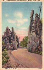 Vintage Postcard The Pinnacles Needles Highway Custer State Park Black Hills SD picture