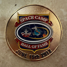 2012 NASA Space Camp Hall Of Fame Program Challenge Coin Abbams Gibson Warren picture