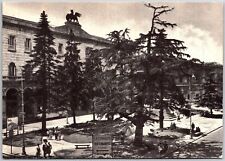 Perugia ~ Square Italy Pine Monument Trees Buildings Antique Postcard picture